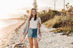 High Rise Two Tone Shorts
