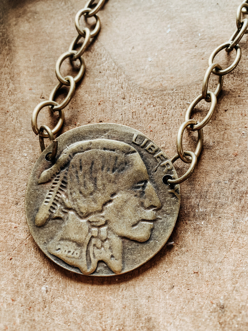 Liberty Buffalo Necklace