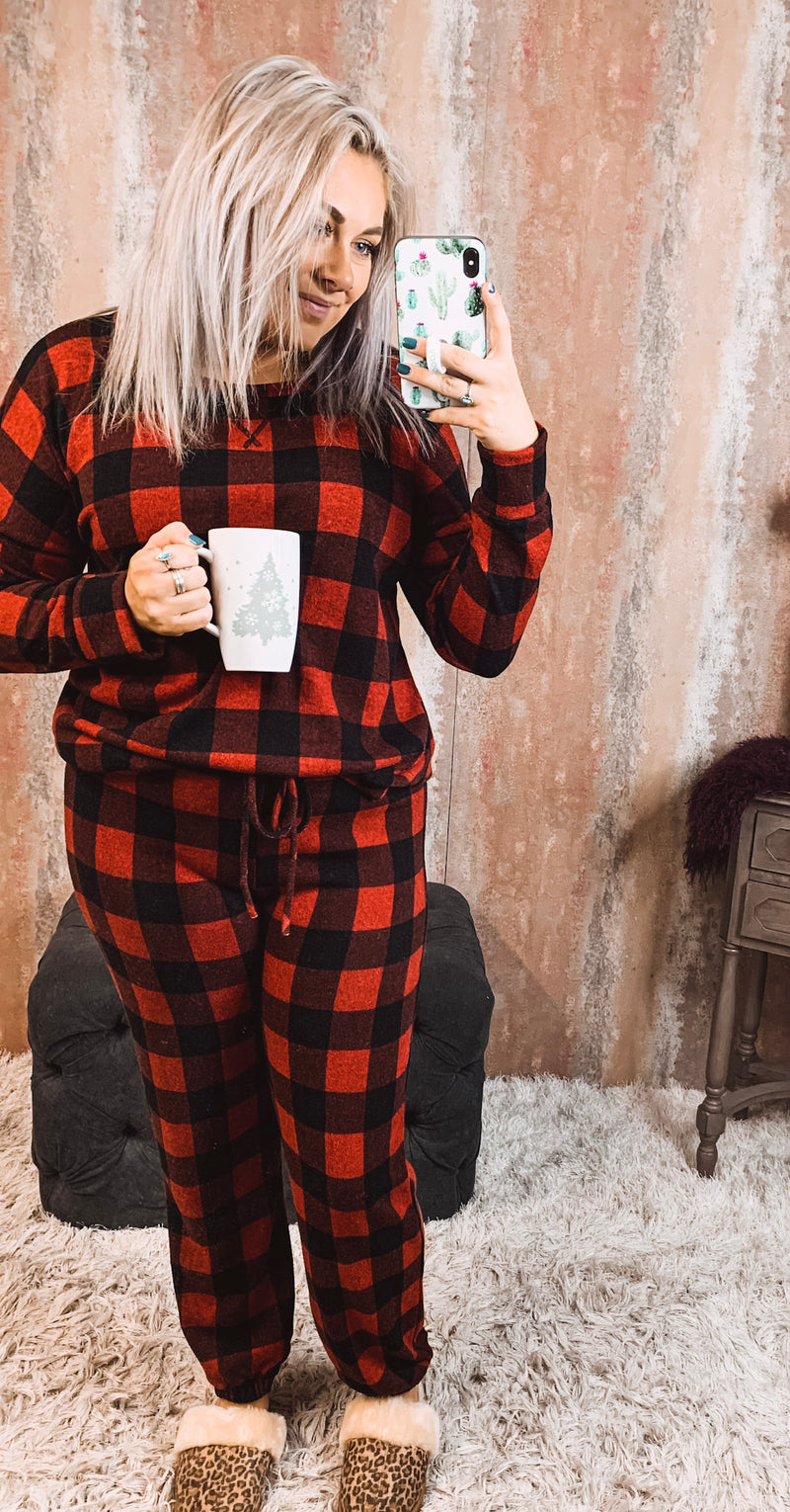 Buffalo Plaid L/S Top