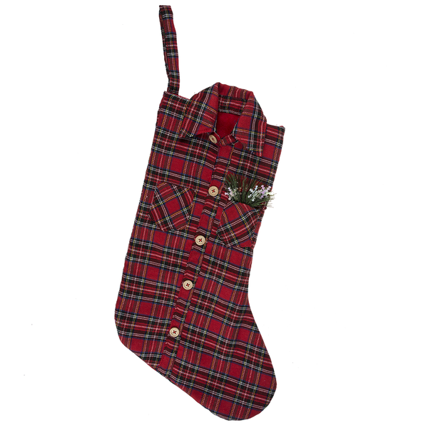 Plaid Shirt Stocking