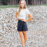 Ivory Round Neck Tee