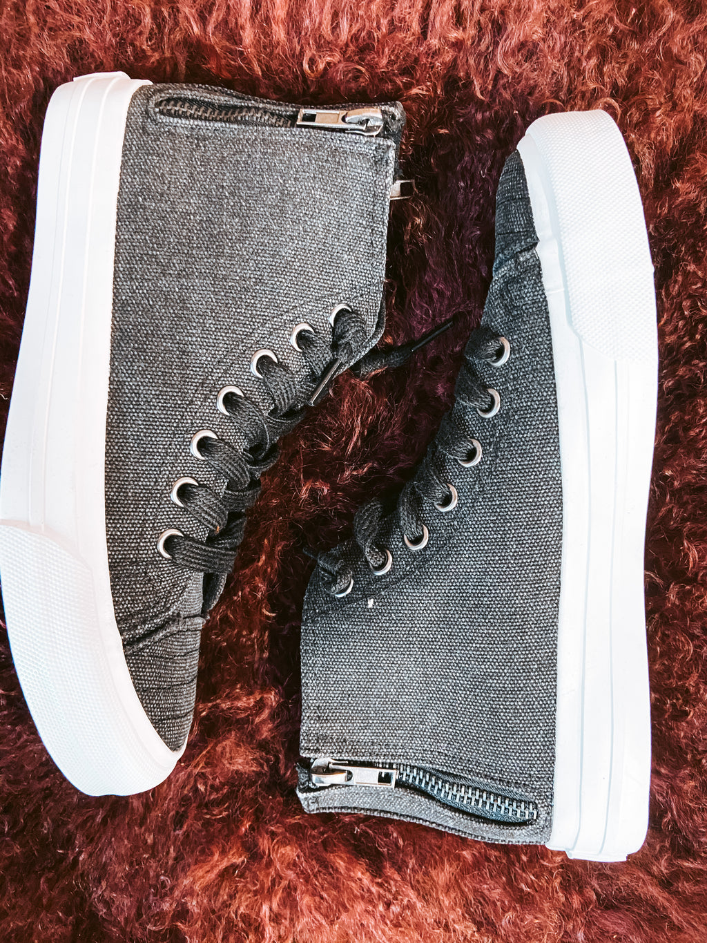 Black Grungy Shoe
