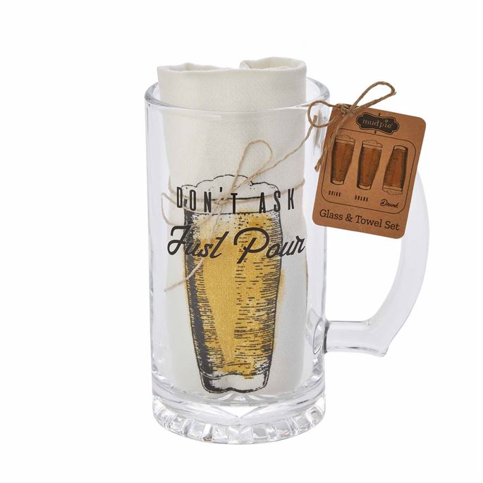 Beer Mug Towel Set