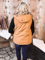 Sherpa Lined Hooded Vest