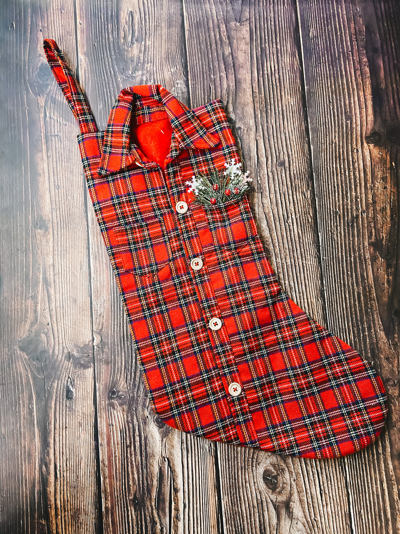 Plaid Shirt Stocking