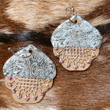 Metal Pressed + Embellished Webbing Detail