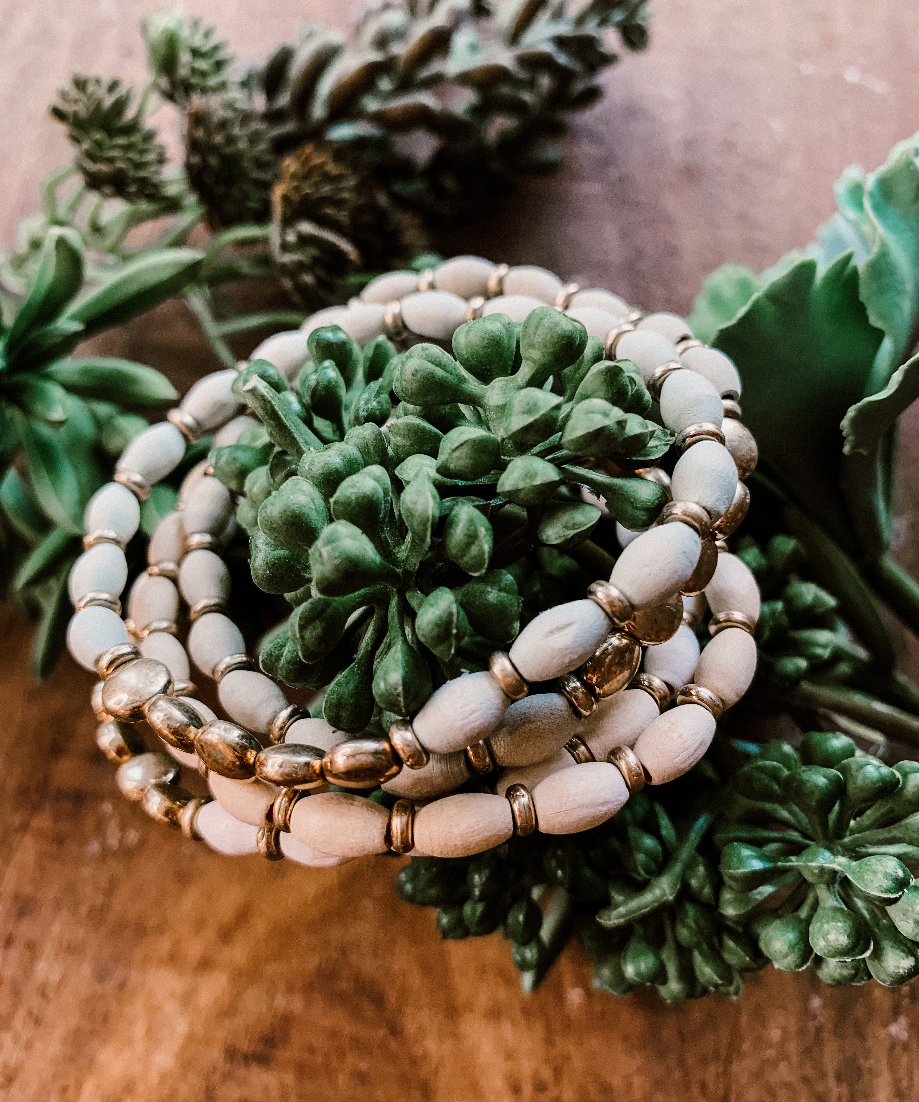 Semi Precious Bracelet Set