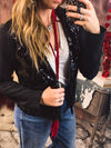 Black Sequin Blazer
