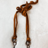 Oversized Turq & Crystal Necklace