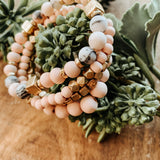Semi Precious Bracelet Set