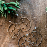 The Moon + Stars Earring