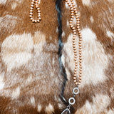 Light Coral Pendant Necklace