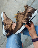 Petra Bronze Fringe Tennie