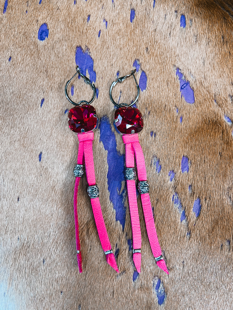 Embellished Fringe Earring