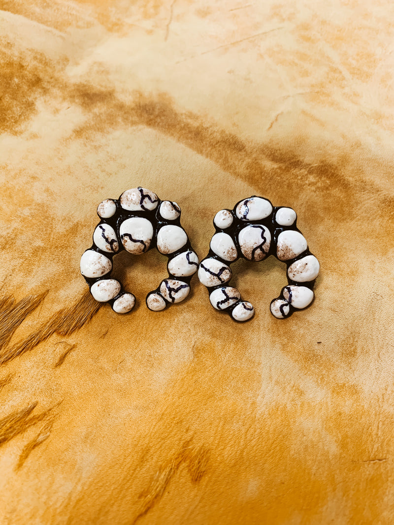 White Baby Squash Studs