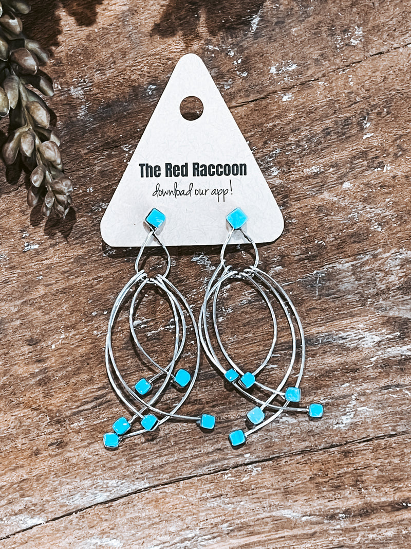 Mix It Up Turq + SS Earring