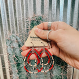 Reddy For This Faux NP Teardrop Hoop