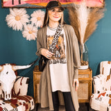 Black Leo Shoulder Sling Bag