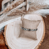 Silver Chainlink Pave Bracelet