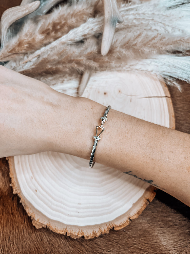 Spiral Cable Buckle Bracelet