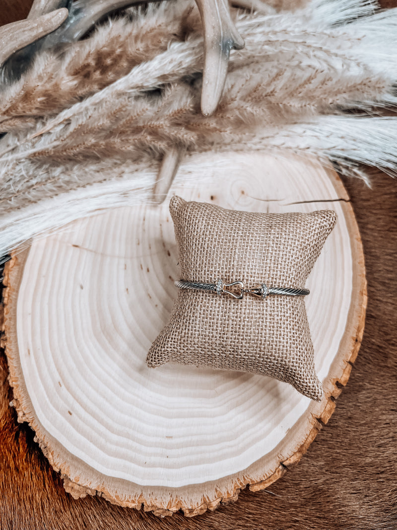 Spiral Cable Buckle Bracelet