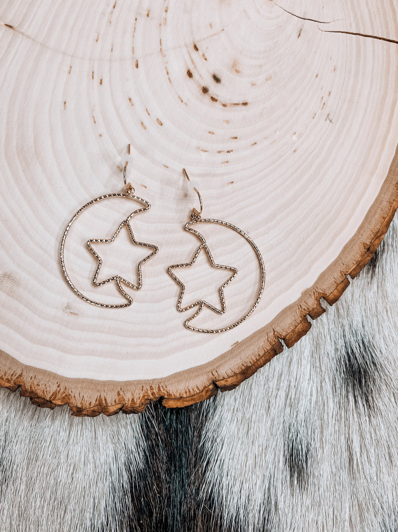 The Moon + Stars Earring