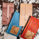 Travel Time Leather Card Wallet