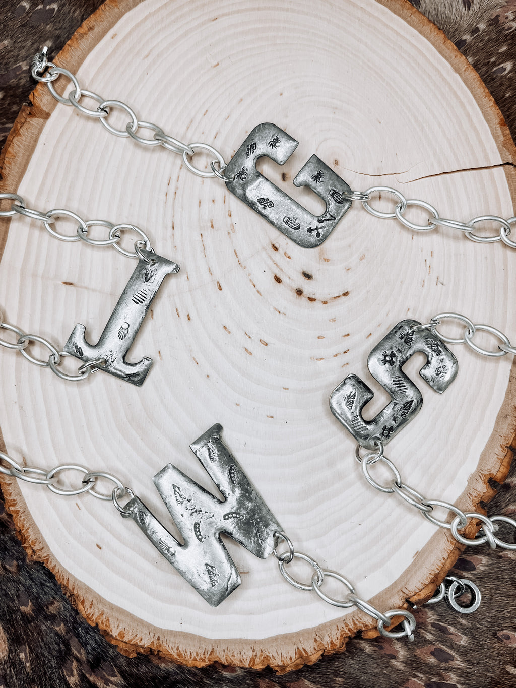 Western Initial Bracelet