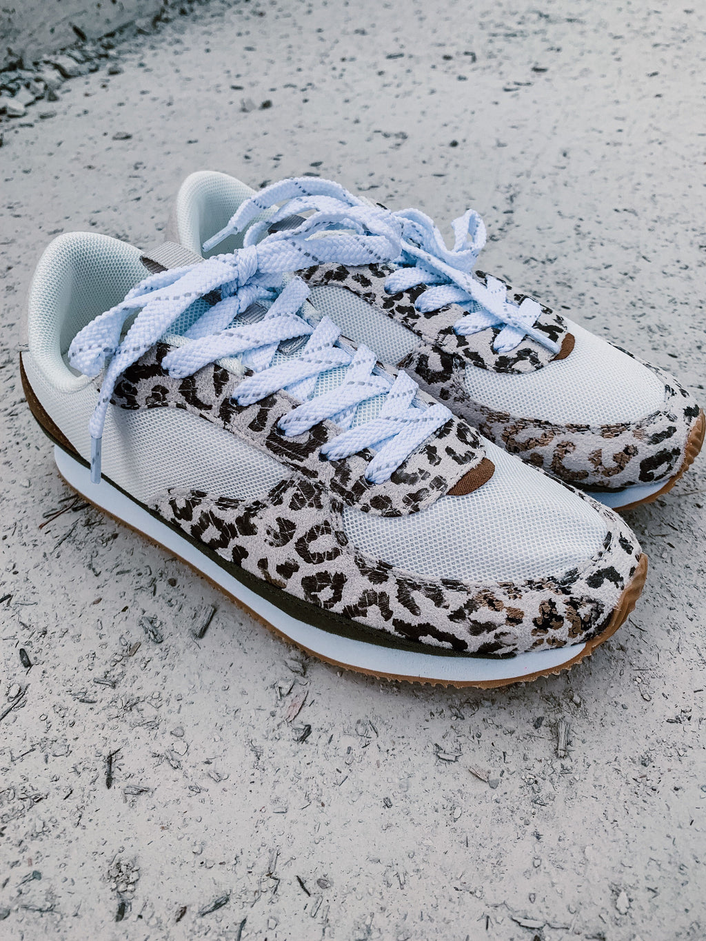 Runner Cream Leopard Tennie