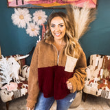 Chocolate Multi Teddy Bear Pullover