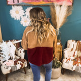 Chocolate Multi Teddy Bear Pullover