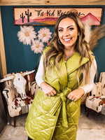 Green Chic Puffer Vest