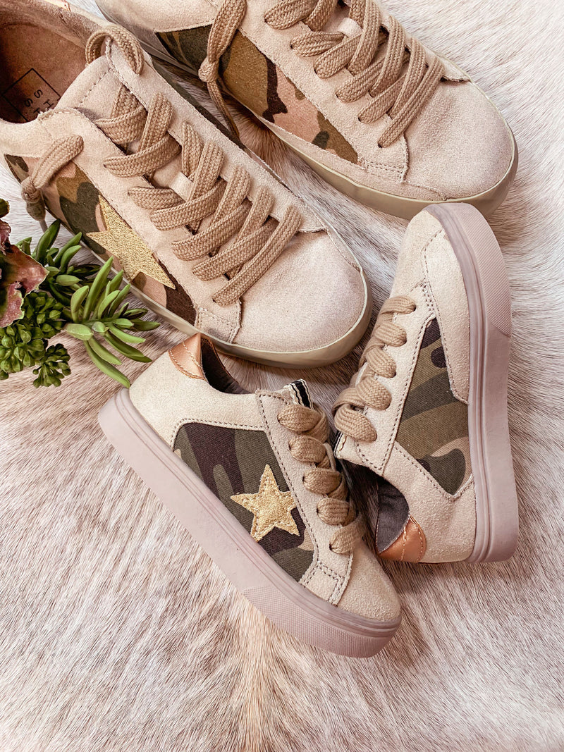 Children Camo Star Tennie