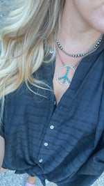 Kingman Peace Sign Necklace