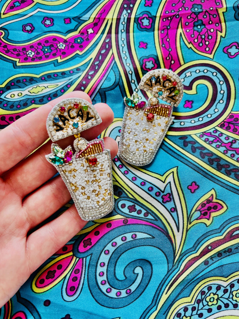 Vacay Mode Beaded Earrings