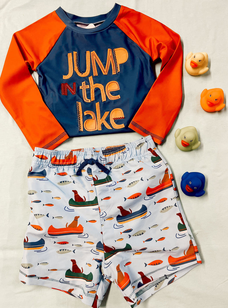 Jump In The Lake Rashguard Swim