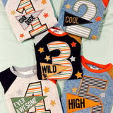 Boys Three Birthday Tee
