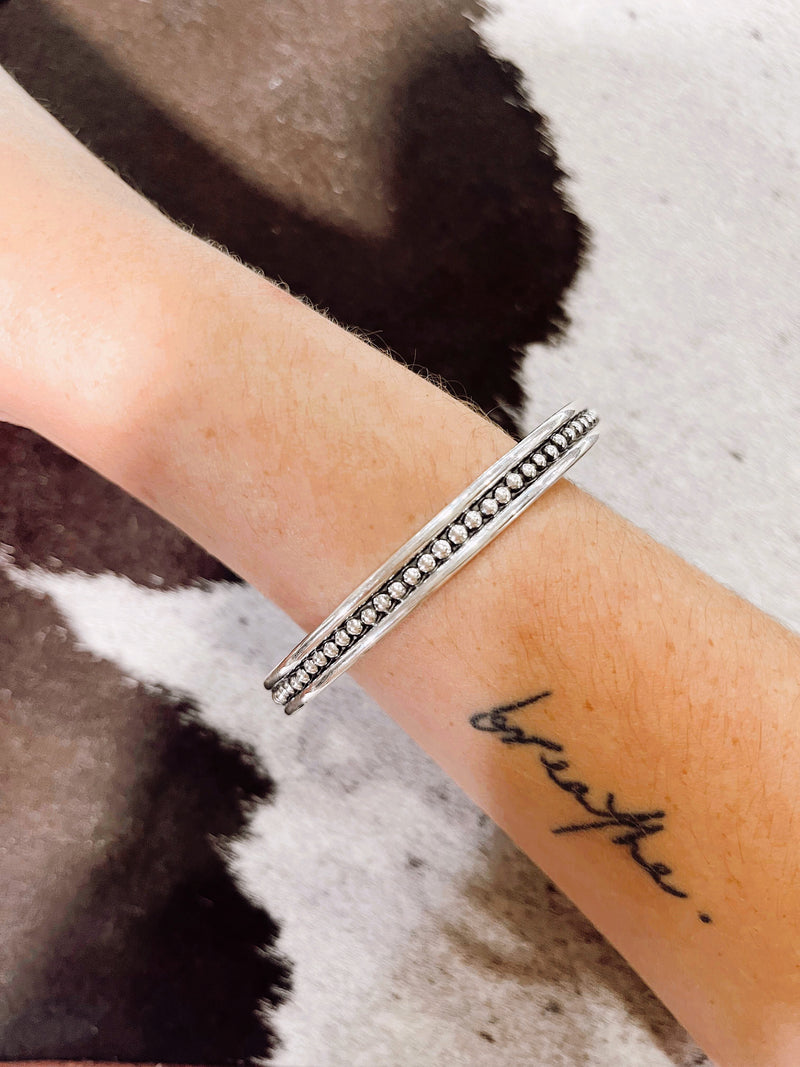 Mini SS Ball Bangle