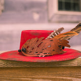 Shoot Strait Red Custom Felt