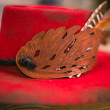 Shoot Strait Red Custom Felt