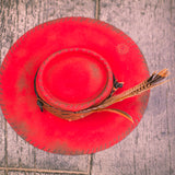 Shoot Strait Red Custom Felt