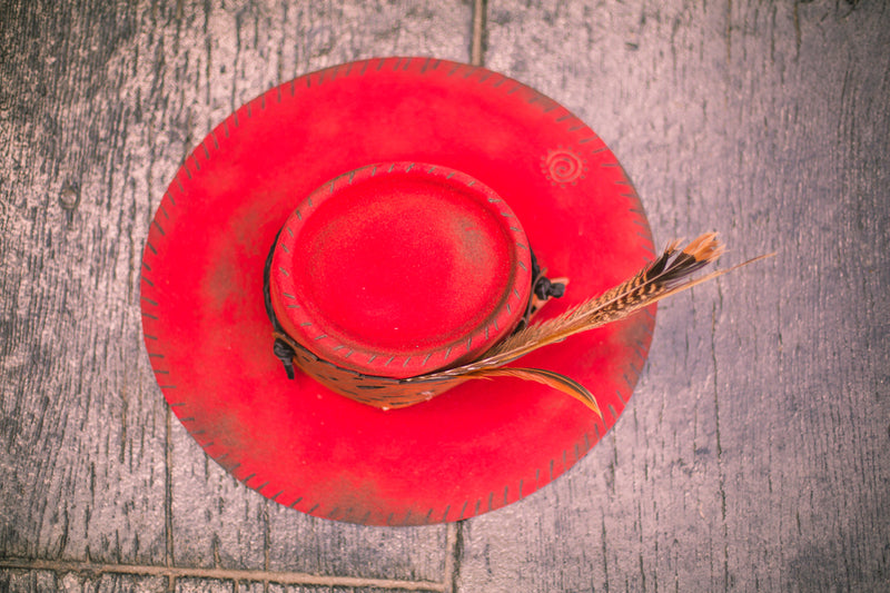 Shoot Strait Red Custom Felt
