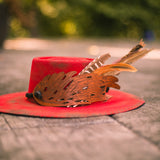 Shoot Strait Red Custom Felt