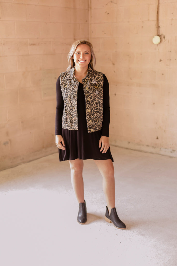 Black L/S Tunic w/ Pockets