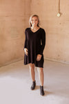 Black L/S Tunic w/ Pockets