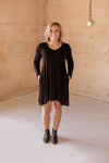 Black L/S Tunic w/ Pockets