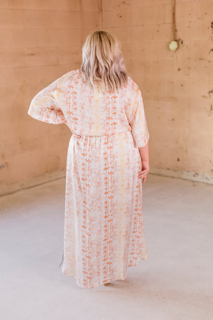 Snake Print Hi Lo Dress