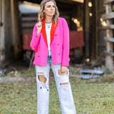Fuchsia I Call The Shots Blazer