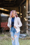 Seashell Combo Tweed Blazer