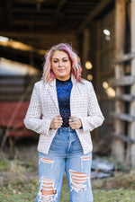 Seashell Combo Tweed Blazer